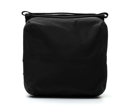 Casette Sacoche Medium Black Tech Sateen