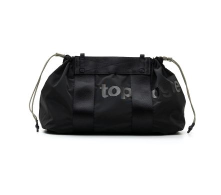 Summit Tote Wide Small Black Tech Sateen