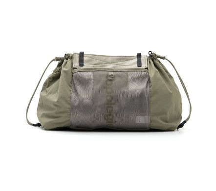 Summit Tote Wide Small Black Tech Sateen