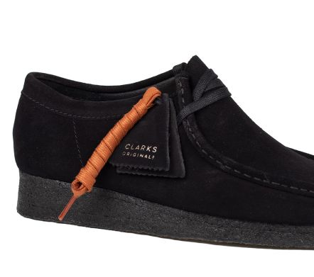 Wallabee Men Black Suede