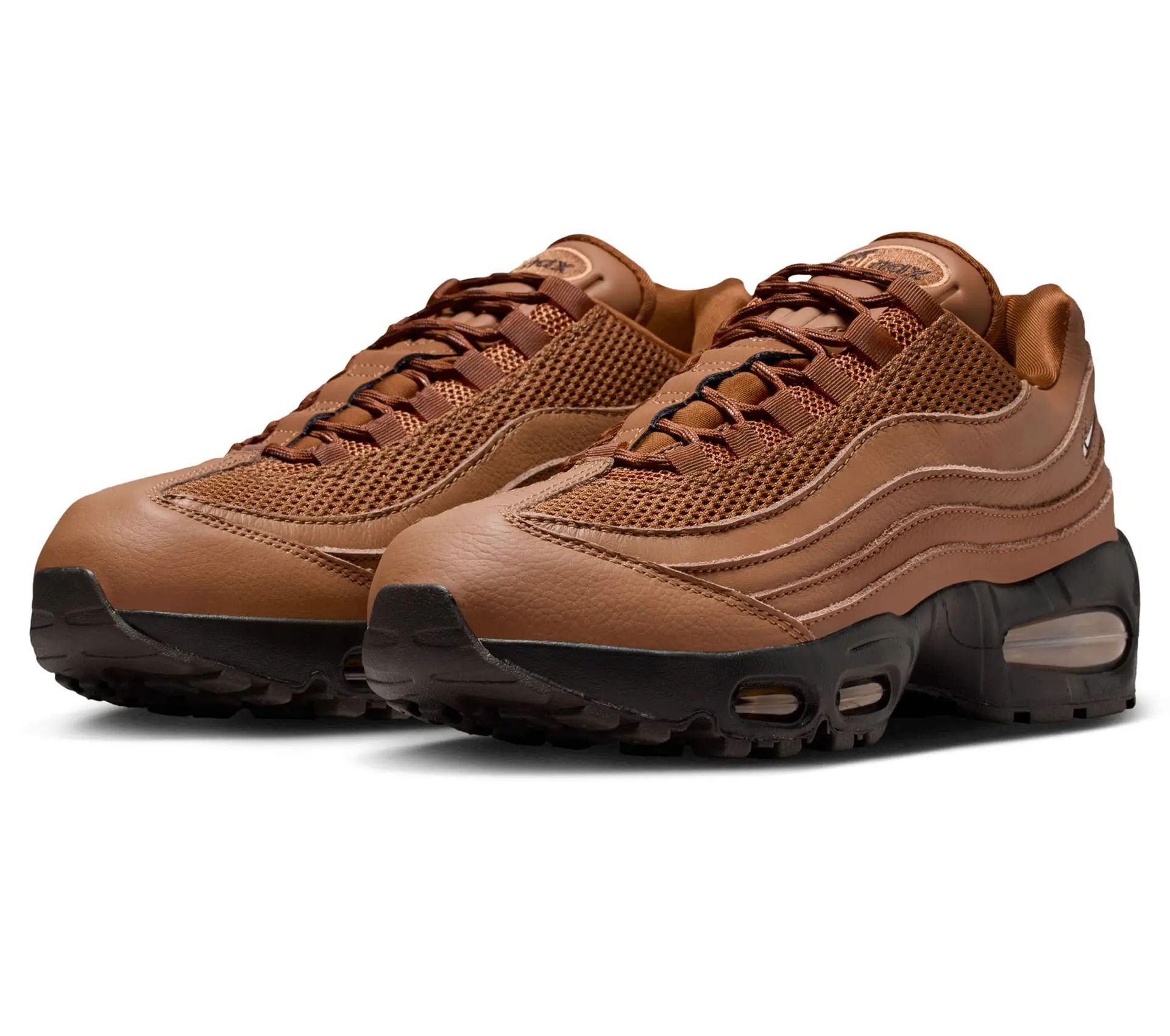 Image #0 of Air Max 95 Big Bubble Jewel Swoosh "Light British Tan"