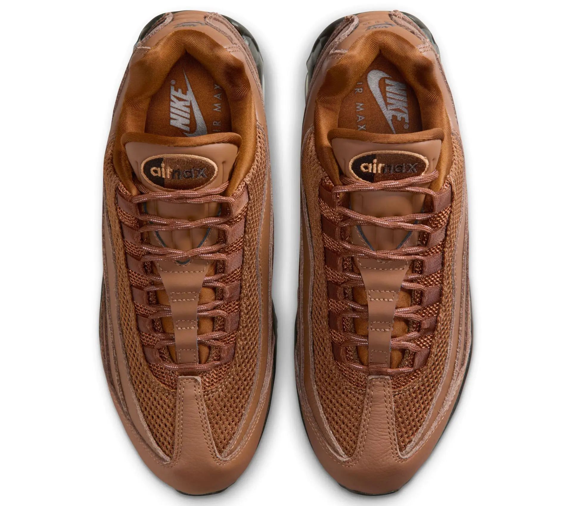 Image #4 of Air Max 95 Big Bubble Jewel Swoosh "Light British Tan"