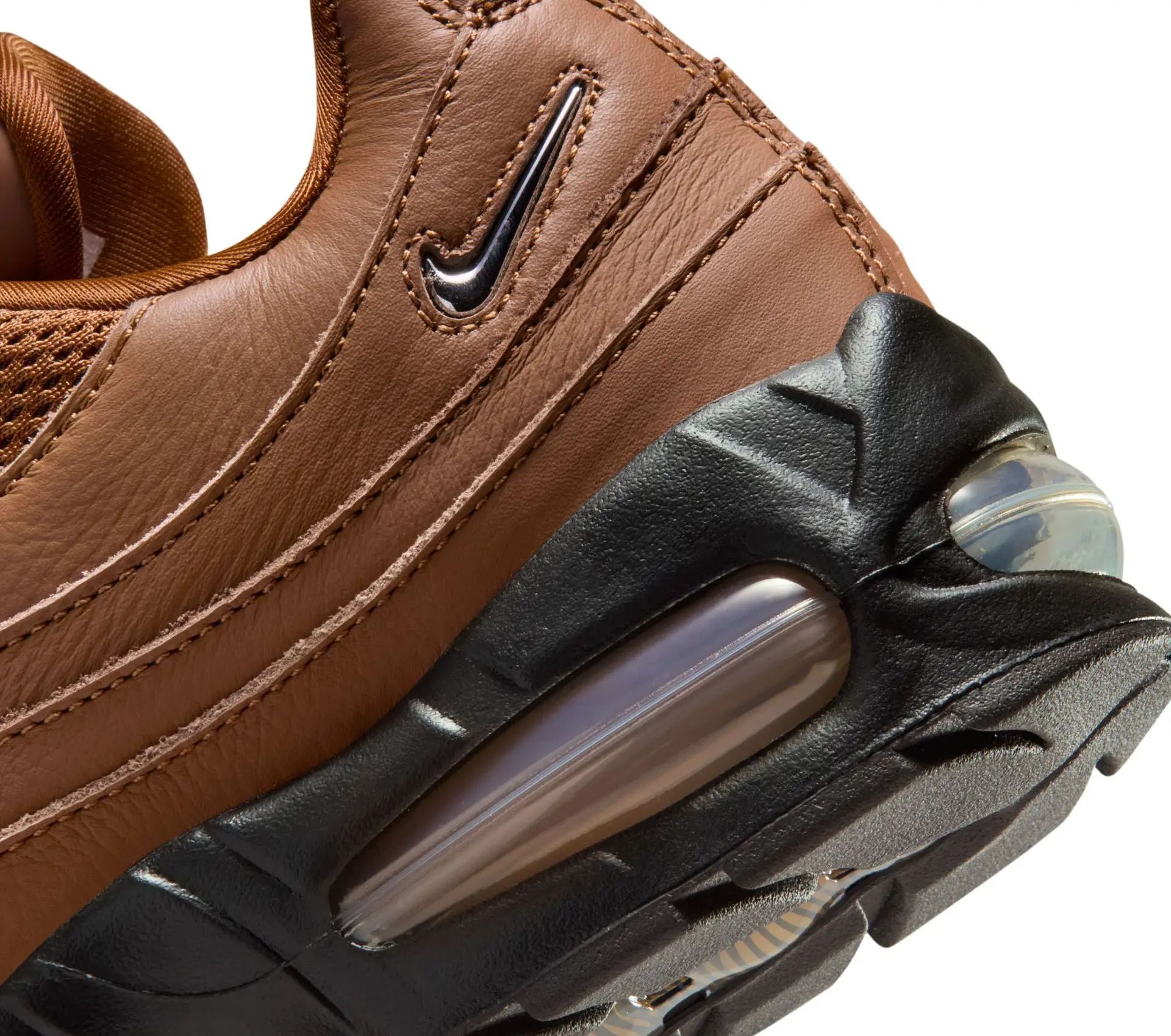 Image #7 of Air Max 95 Big Bubble Jewel Swoosh "Light British Tan"