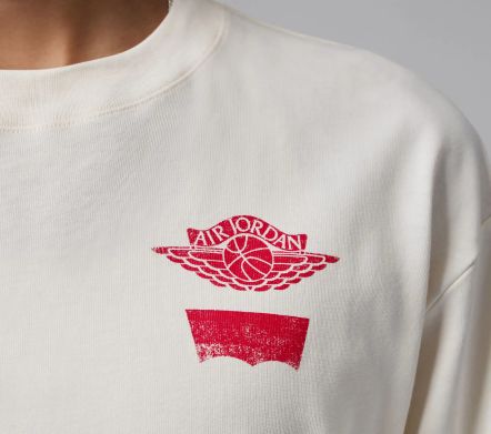 Jordan x Levi's Long-Sleeve T-Shirt Ivory