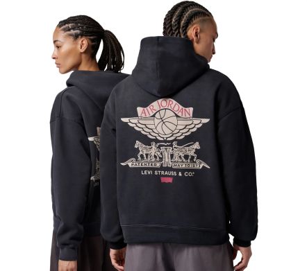Jordan x Levi's Full Zip Hoodie Black