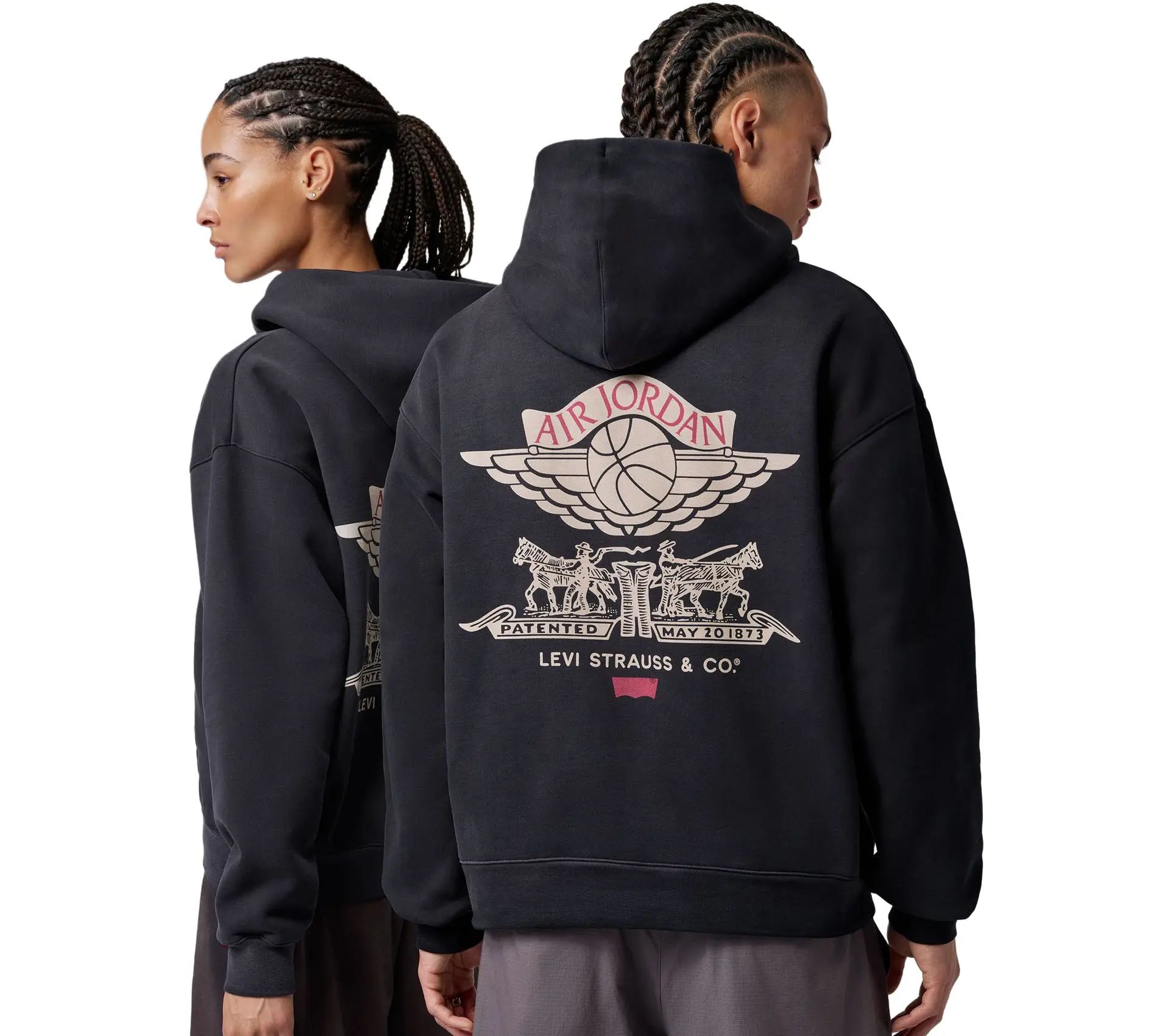 Image #1 of Jordan x Levi's Full Zip Hoodie Black