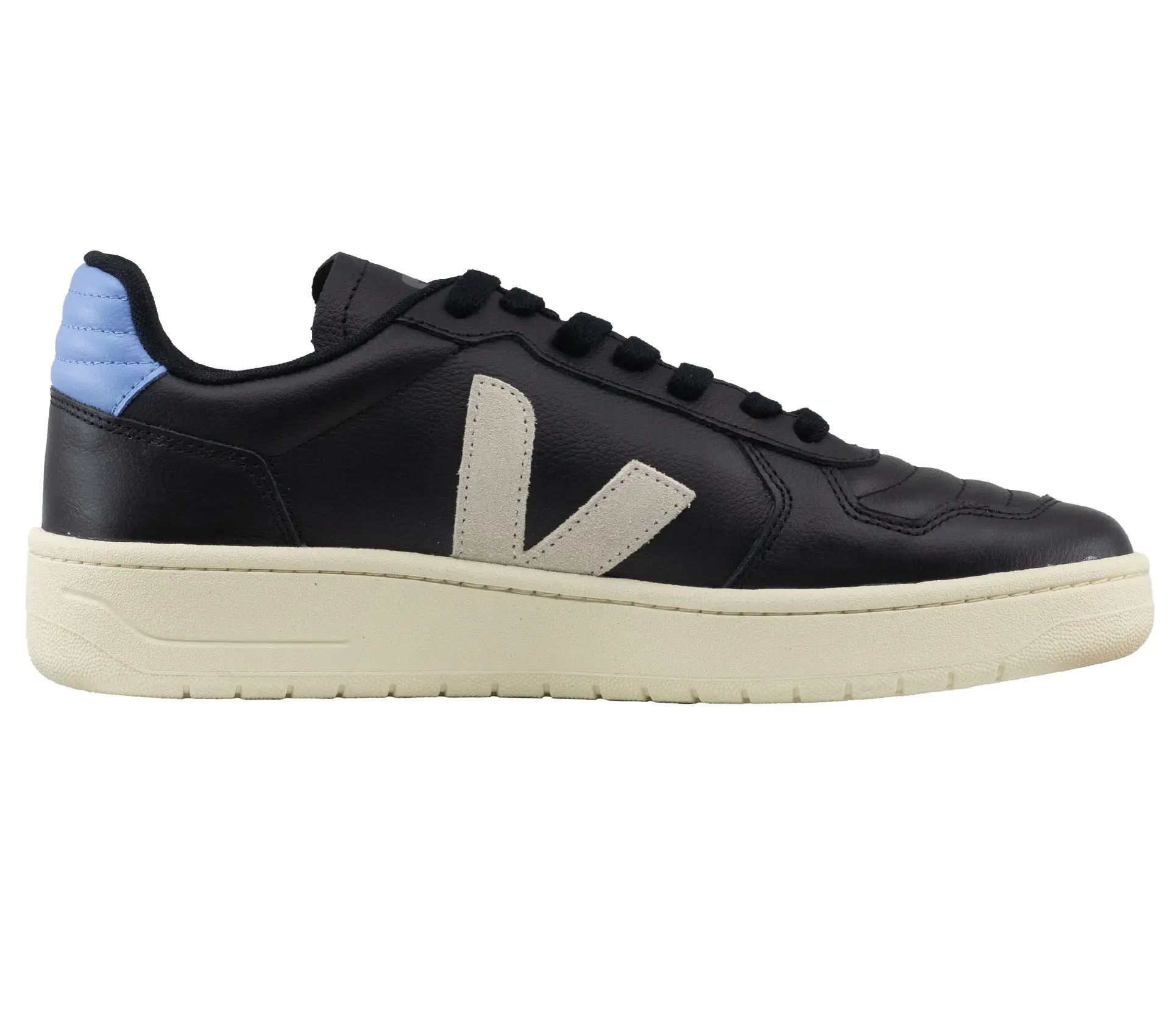 Image #3 of V-82 II Grained Leather Black Pierre Aqua