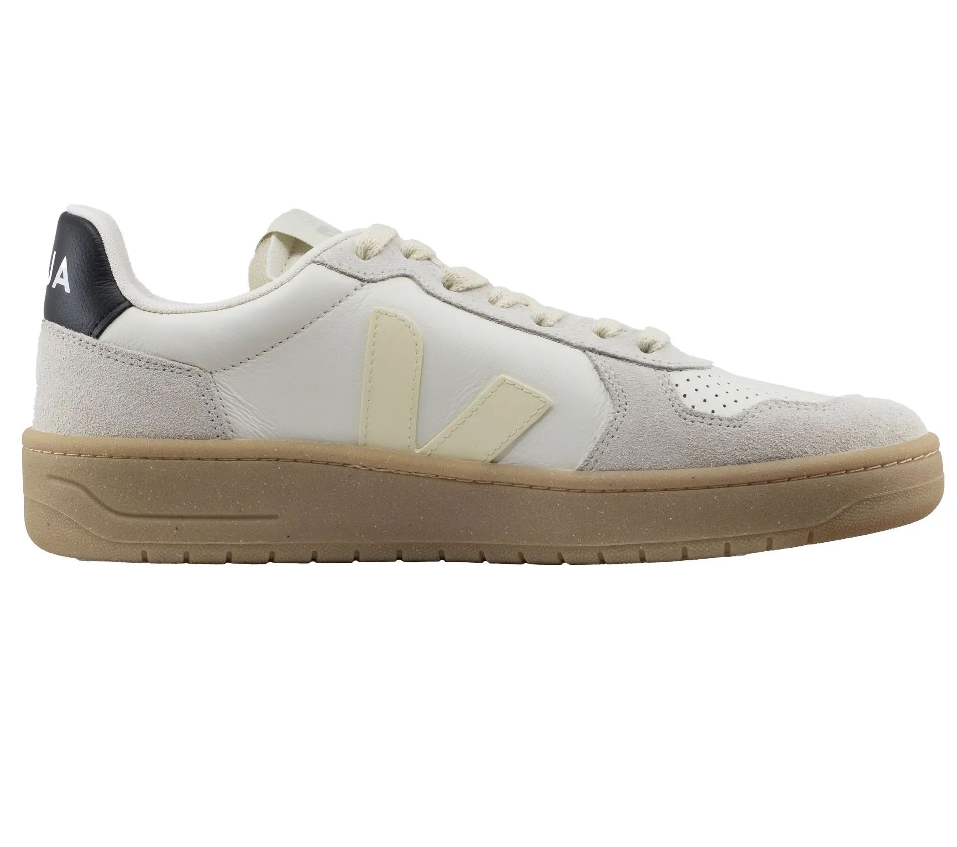 Image #3 of V-82 Leather Pure Calcaire Black