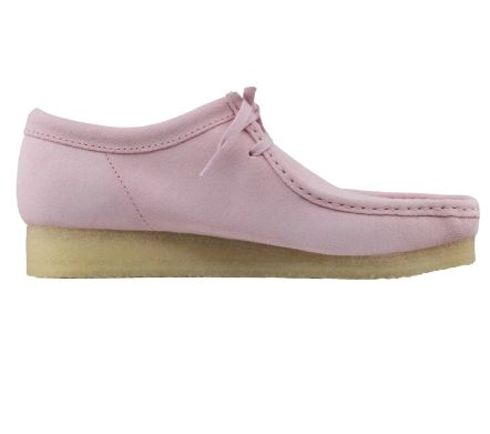 Wallabee Light Pink Suede