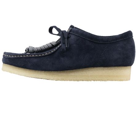 Wallabee Navy Suede