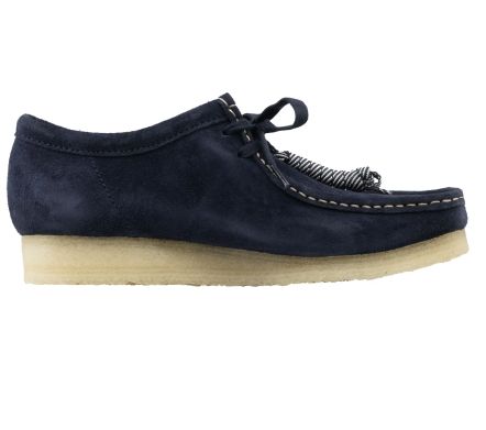 Wallabee Navy Suede