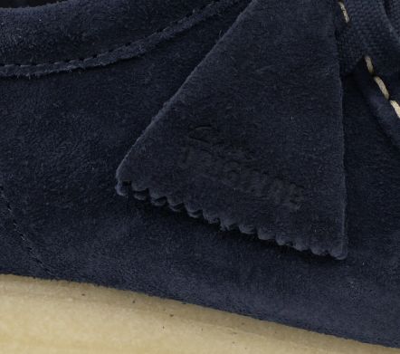 Wallabee Navy Suede