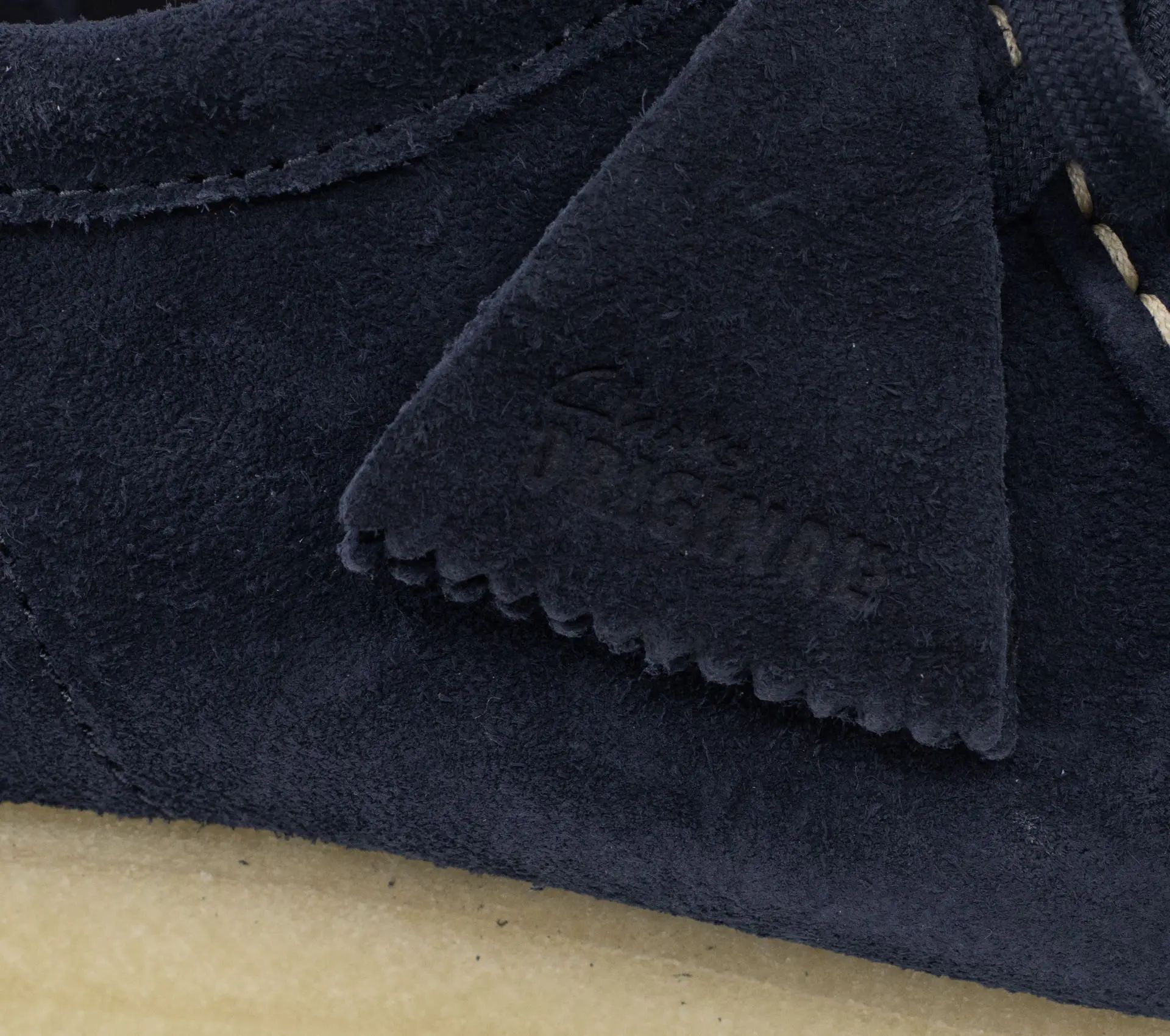 Image #4 of Wallabee Navy Suede