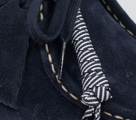 Wallabee Navy Suede