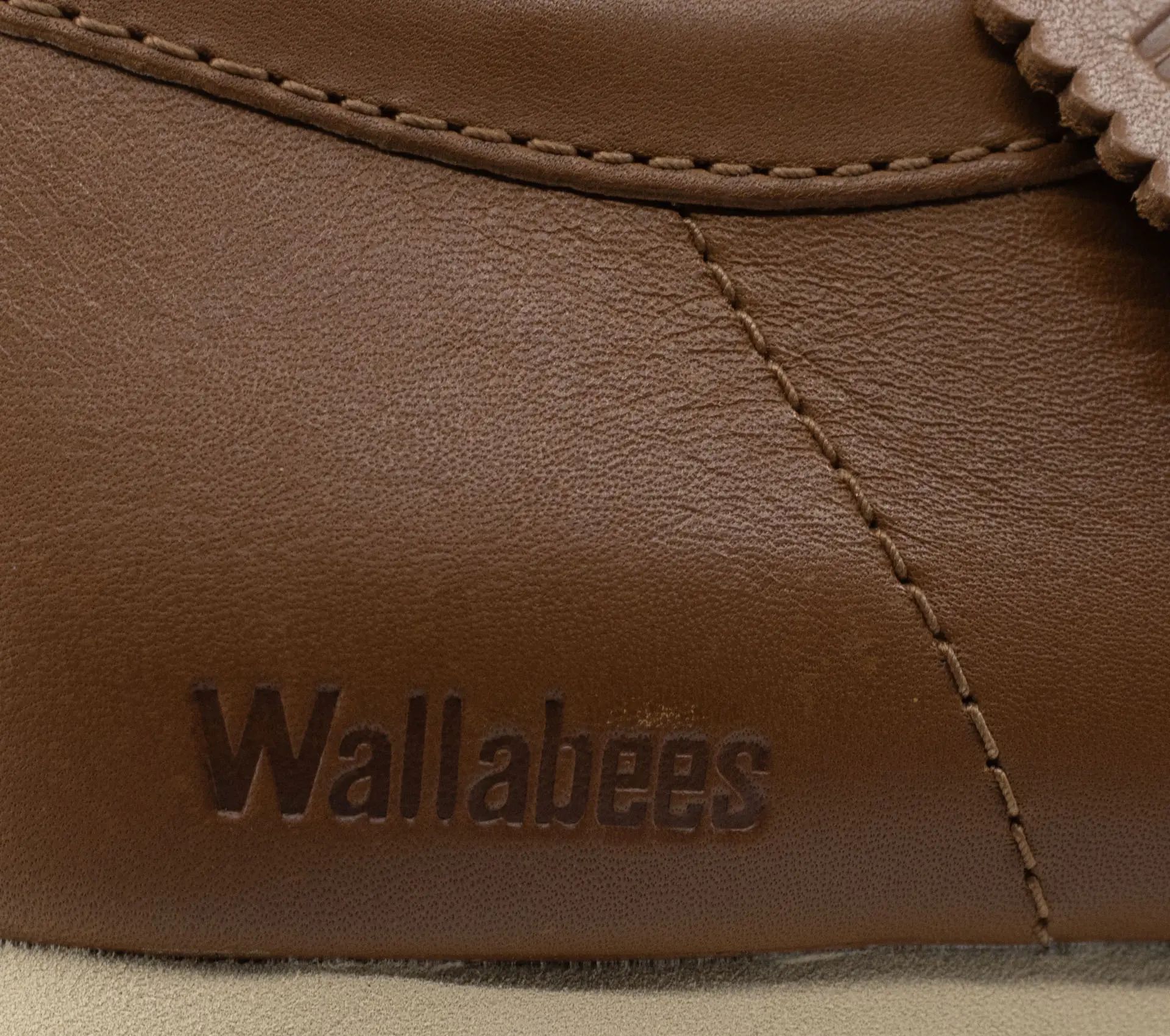 Image #6 of Wallabee 2604 Brown Leather