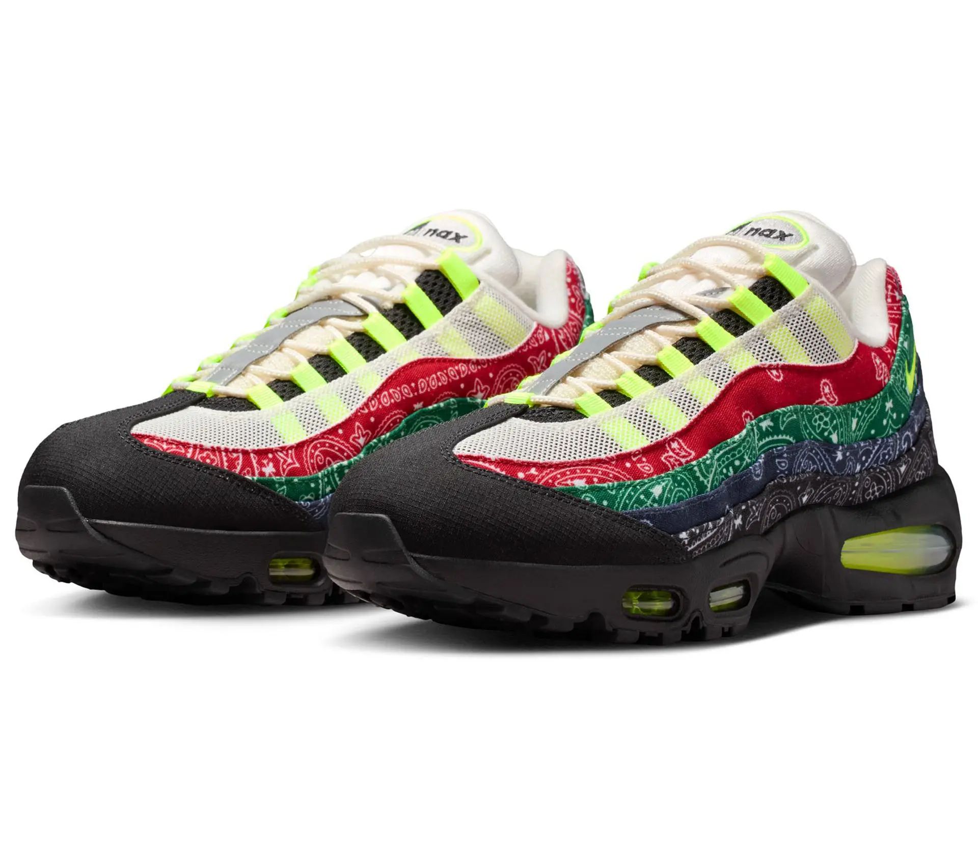 Image #0 of Air Max 95 Big Bubble "Paisley Bandana"