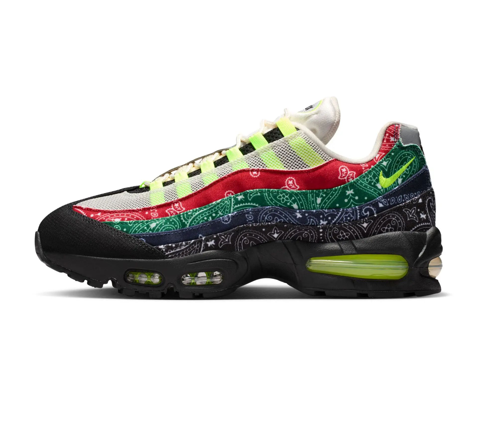 Image #1 of Air Max 95 Big Bubble "Paisley Bandana"