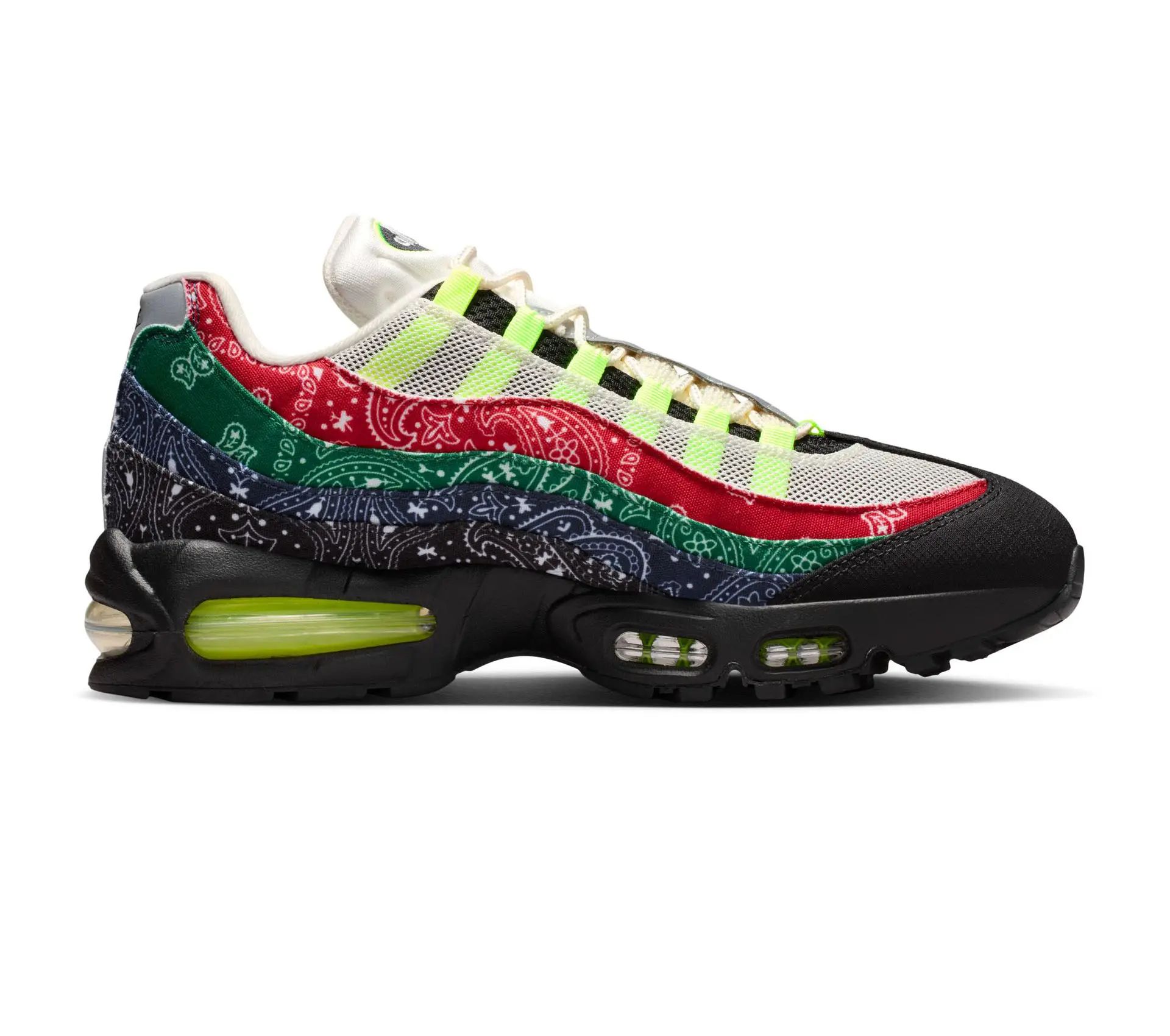 Image #3 of Air Max 95 Big Bubble "Paisley Bandana"