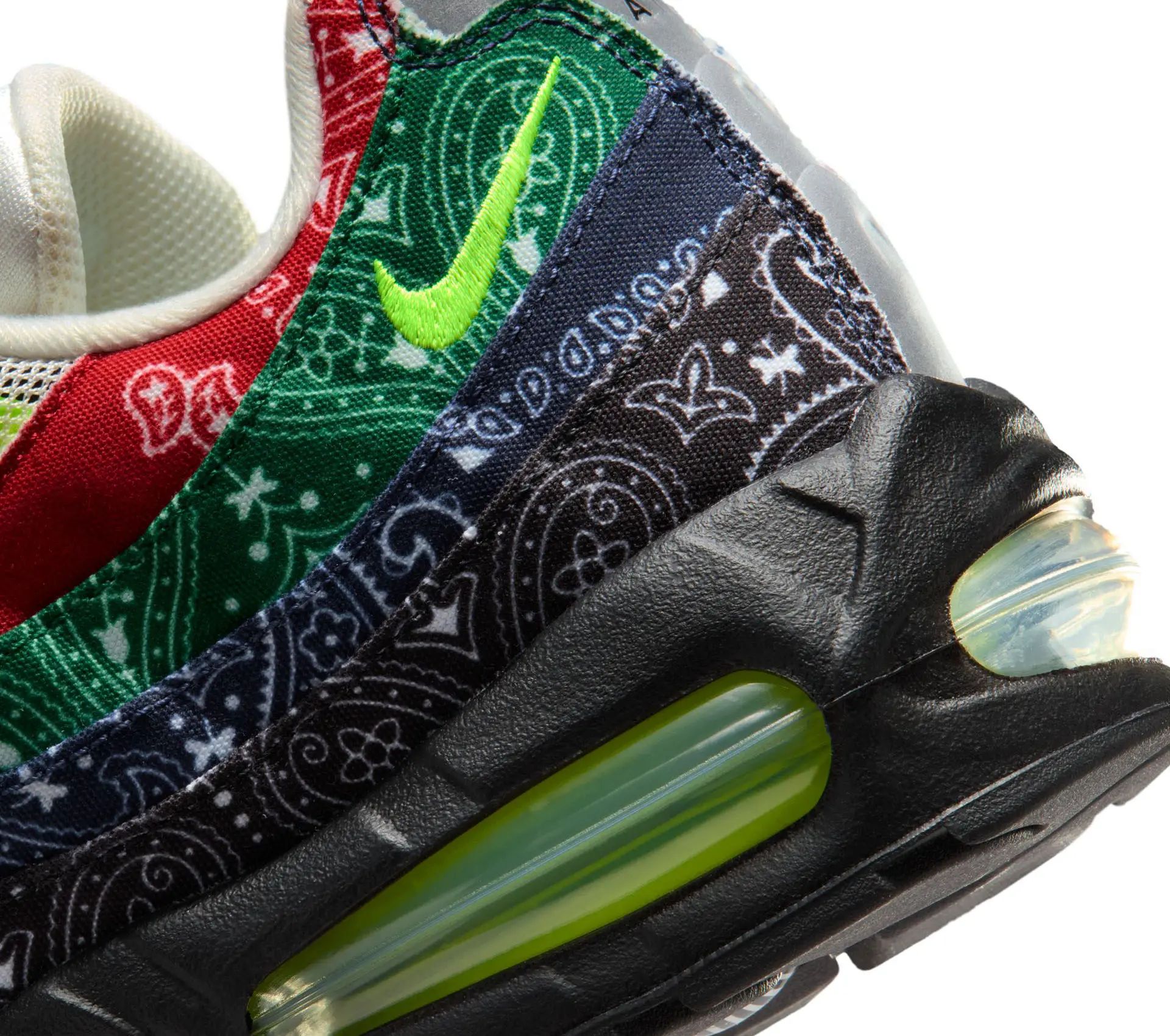 Image #7 of Air Max 95 Big Bubble "Paisley Bandana"