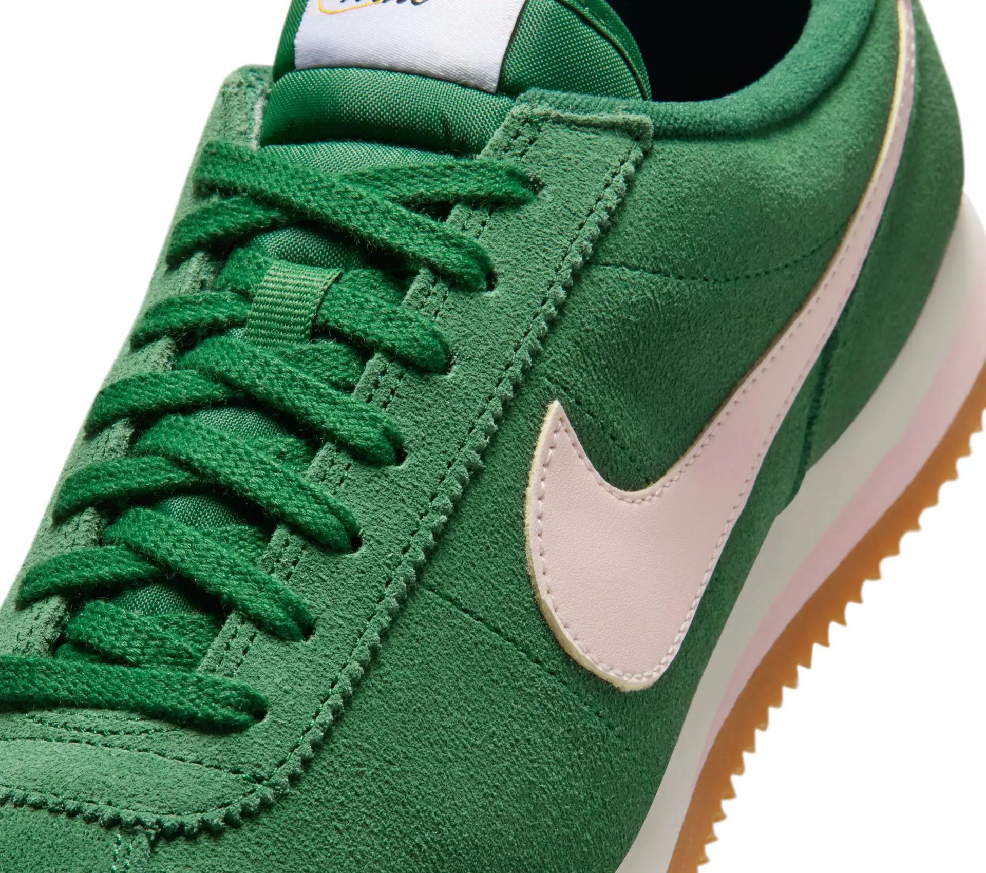 Image #6 of Cortez Sport Green / Pink Foam