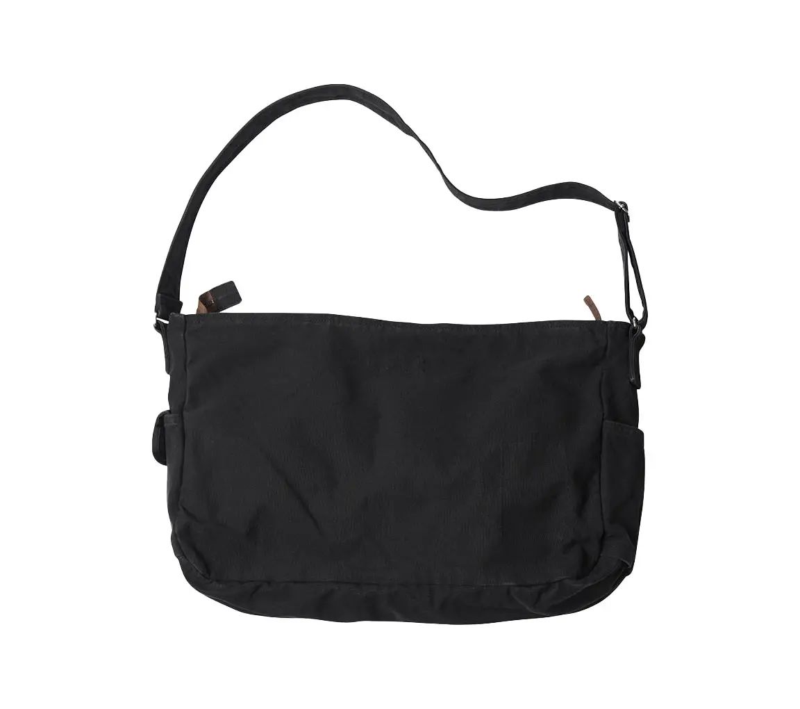 Image #1 of Heavy Canvas Shoulder Bag Black