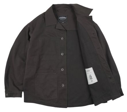 Relaxed Coverall Jacket Charcoal