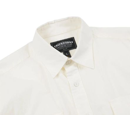 Cigarette Pocket Typewriter Shirt Butter