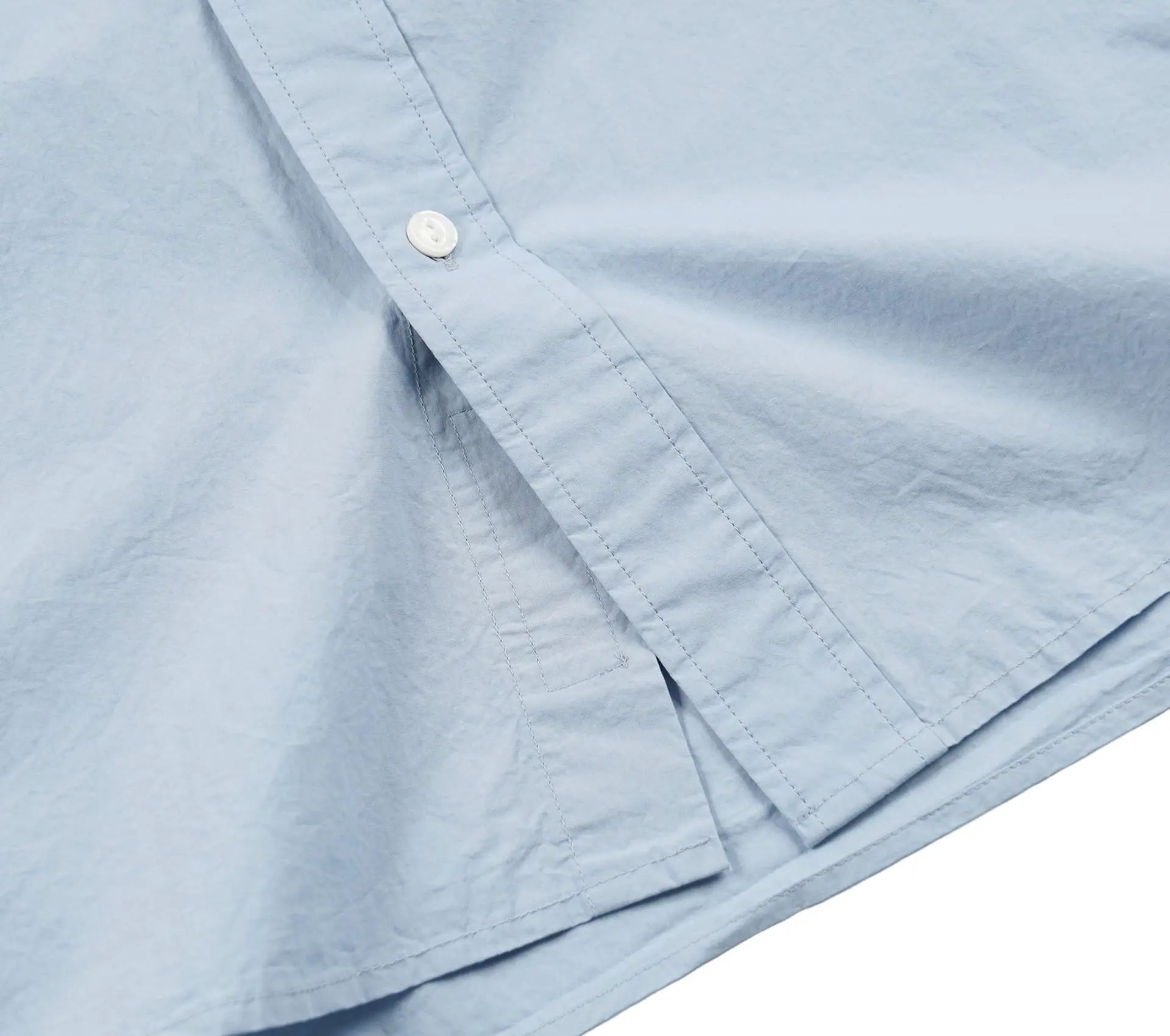 Image #6 of Cigarette Pocket Typewriter Shirt Sky Blue