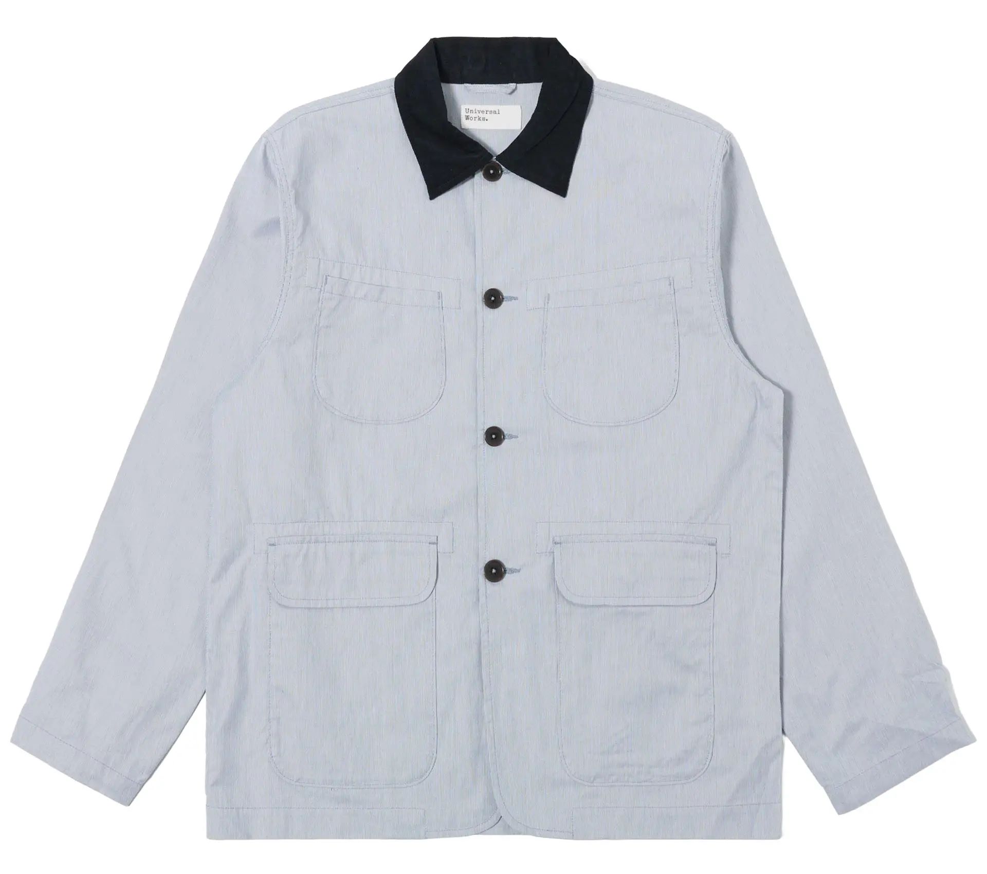 Image #0 of Kennedy Stripe Labour Jacket Navy