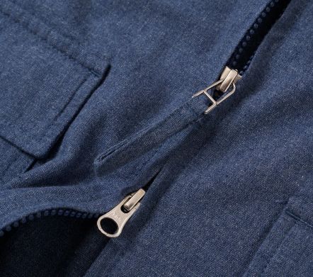 Blue Sintra Recycled Cotton E130 Jacket Blue