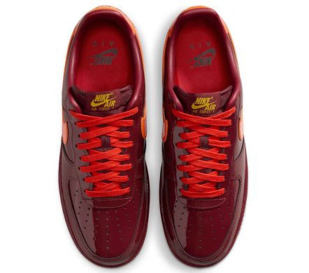 Air Force 1 Low Patent "Dark Team Red"