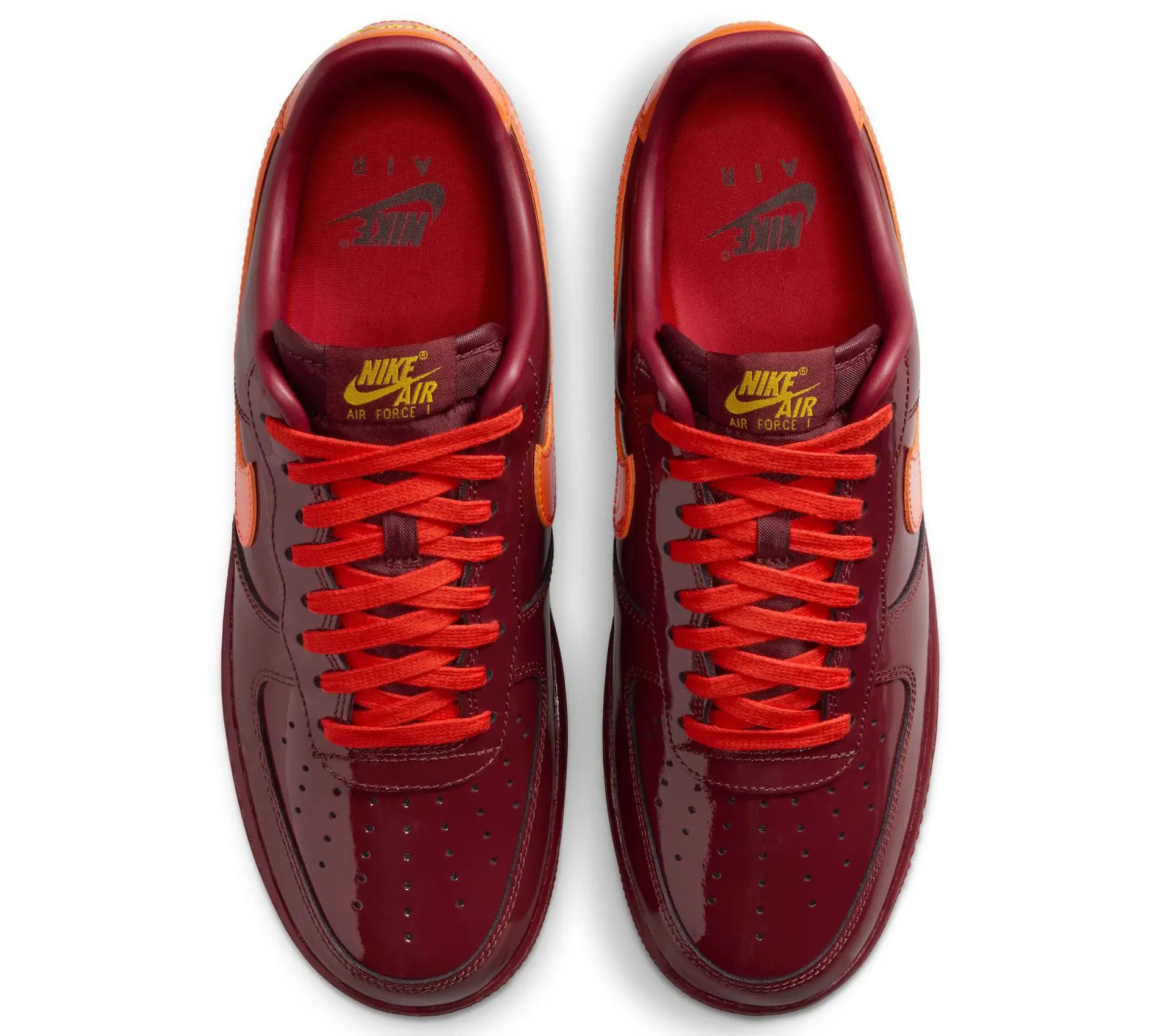 Image #4 of Air Force 1 Low Patent "Dark Team Red"