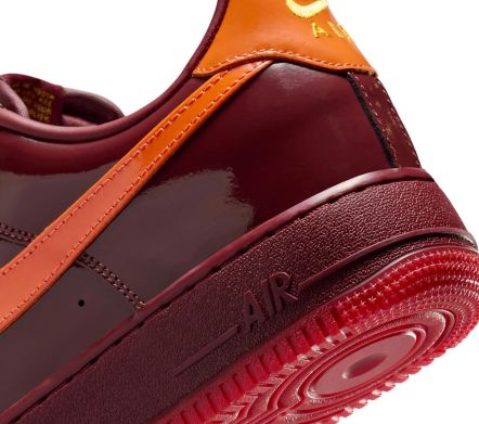 Air Force 1 Low Patent "Dark Team Red"
