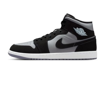Air Jordan 1 Mid "Black Silver"