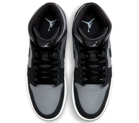 Air Jordan 1 Mid "Black Silver"