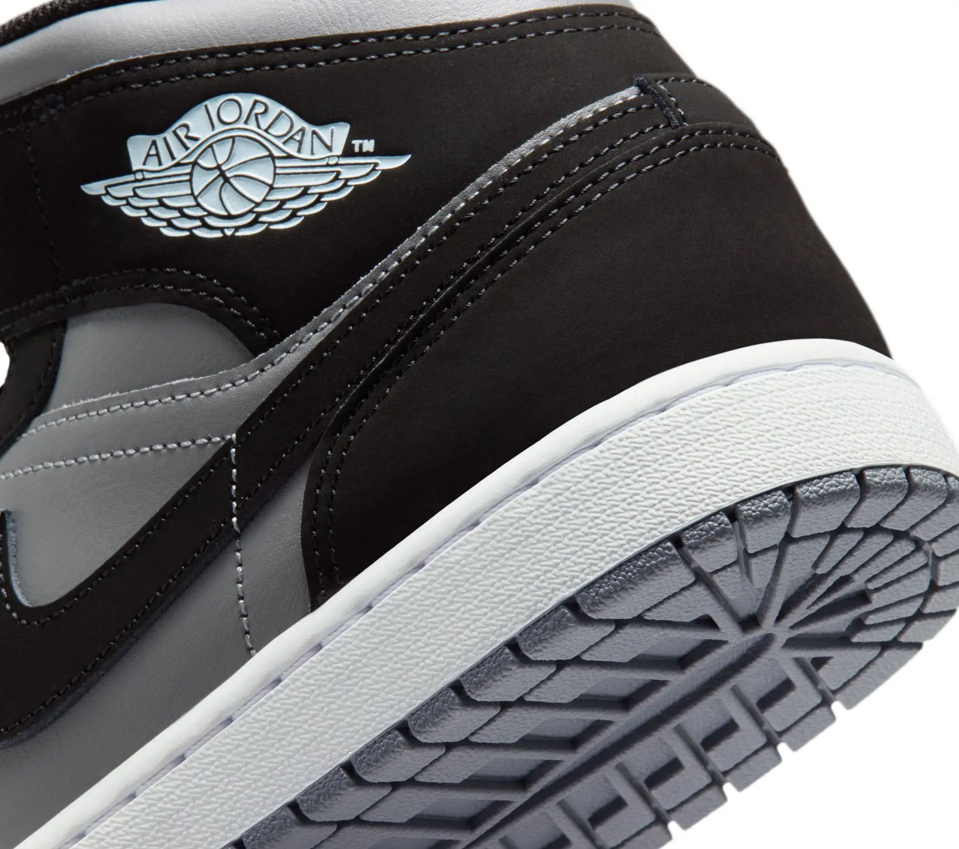 Image #7 of Air Jordan 1 Mid "Black Silver"