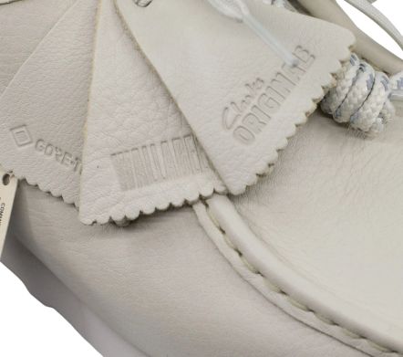 Wallabee Gore-Tex White Leather