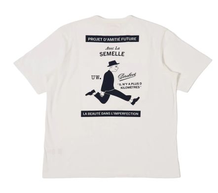 Print Tee x Paraboot Ecru