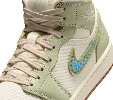 Air Jordan 1 Mid SE Wmns "Olive Aura"