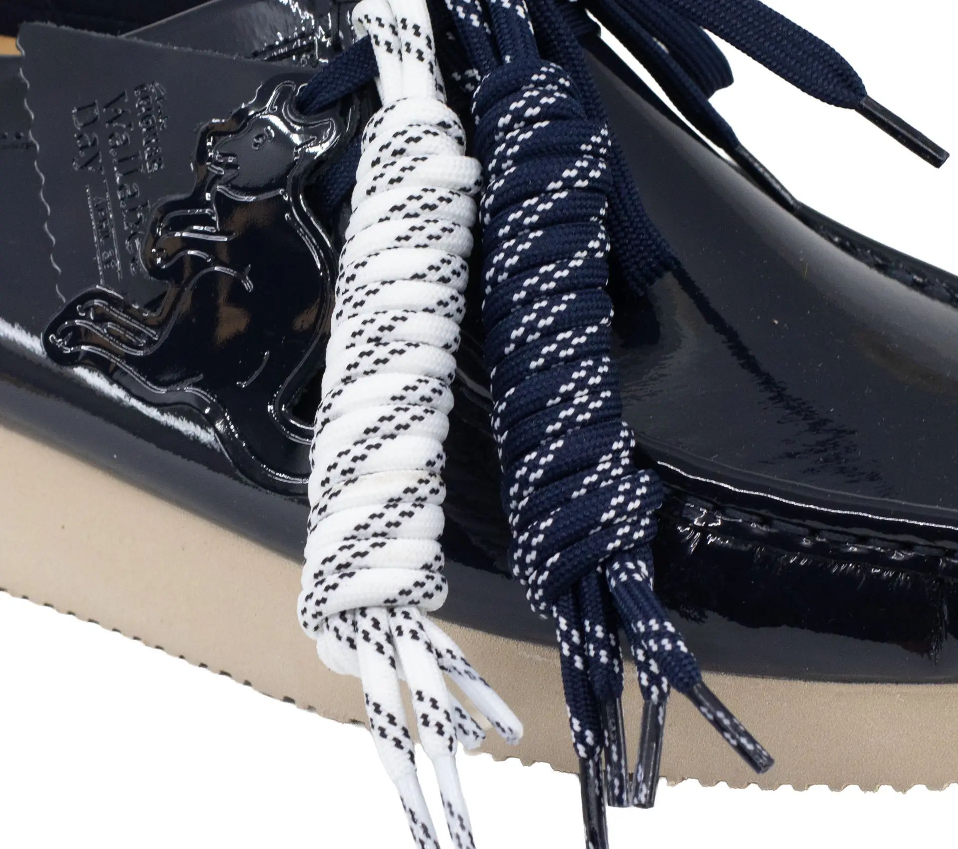 Image #6 of Wallabee 2604 Navy Patent