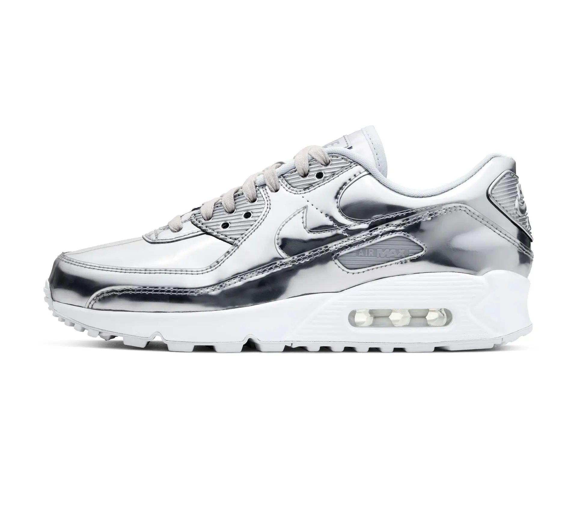 Image #2 of Air Max 90 SP " Chrome / Pure Platinum"