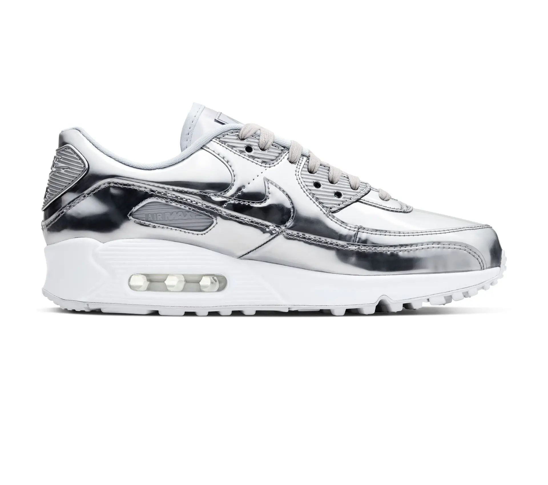 Image #3 of Air Max 90 SP " Chrome / Pure Platinum"