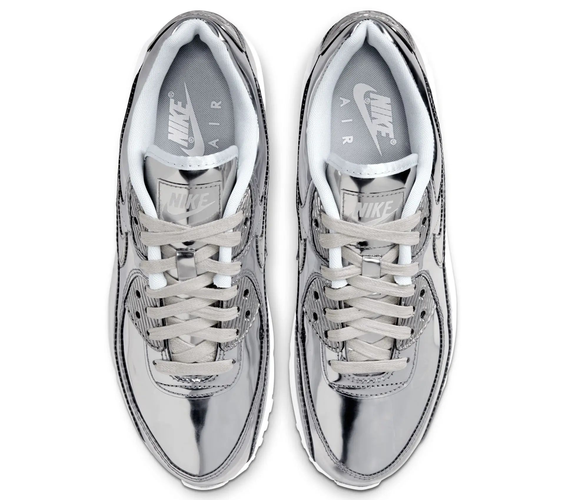 Image #4 of Air Max 90 SP " Chrome / Pure Platinum"