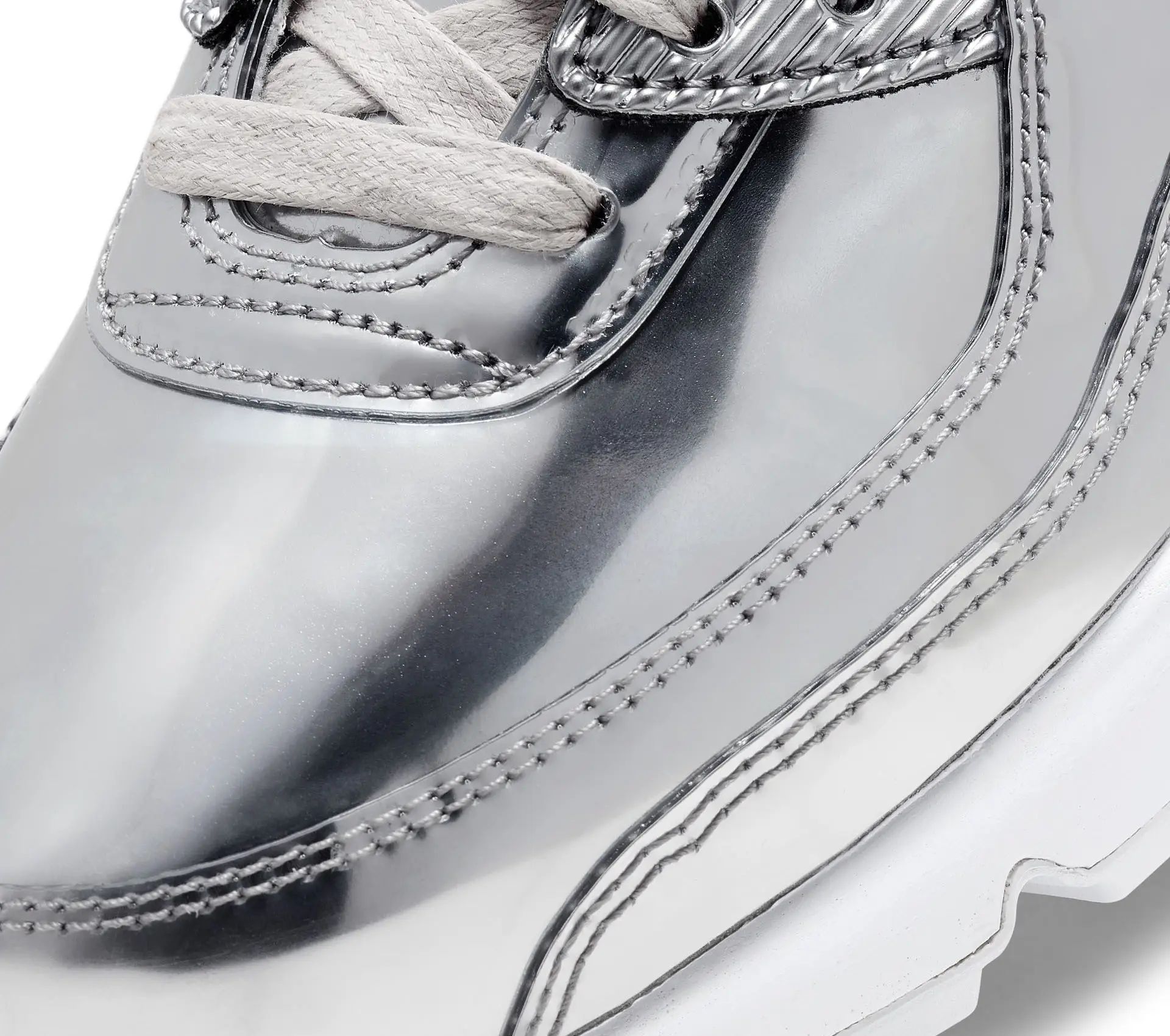 Image #6 of Air Max 90 SP " Chrome / Pure Platinum"