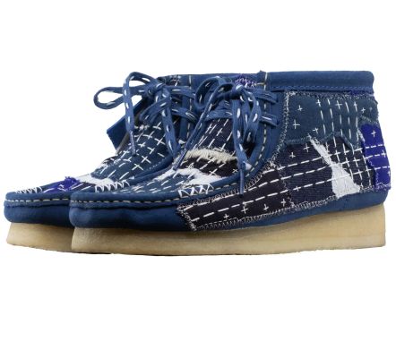 Wallabee Boot Sashiko Blue...