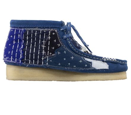 Wallabee Boot Sashiko Blue Suede - 41,5