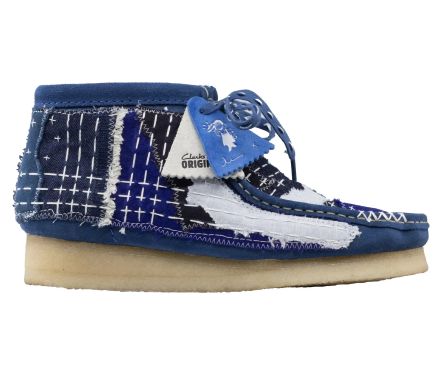 Wallabee Boot Sashiko Blue Suede - 41,5