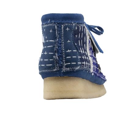 Wallabee Boot Sashiko Blue Suede - 41,5