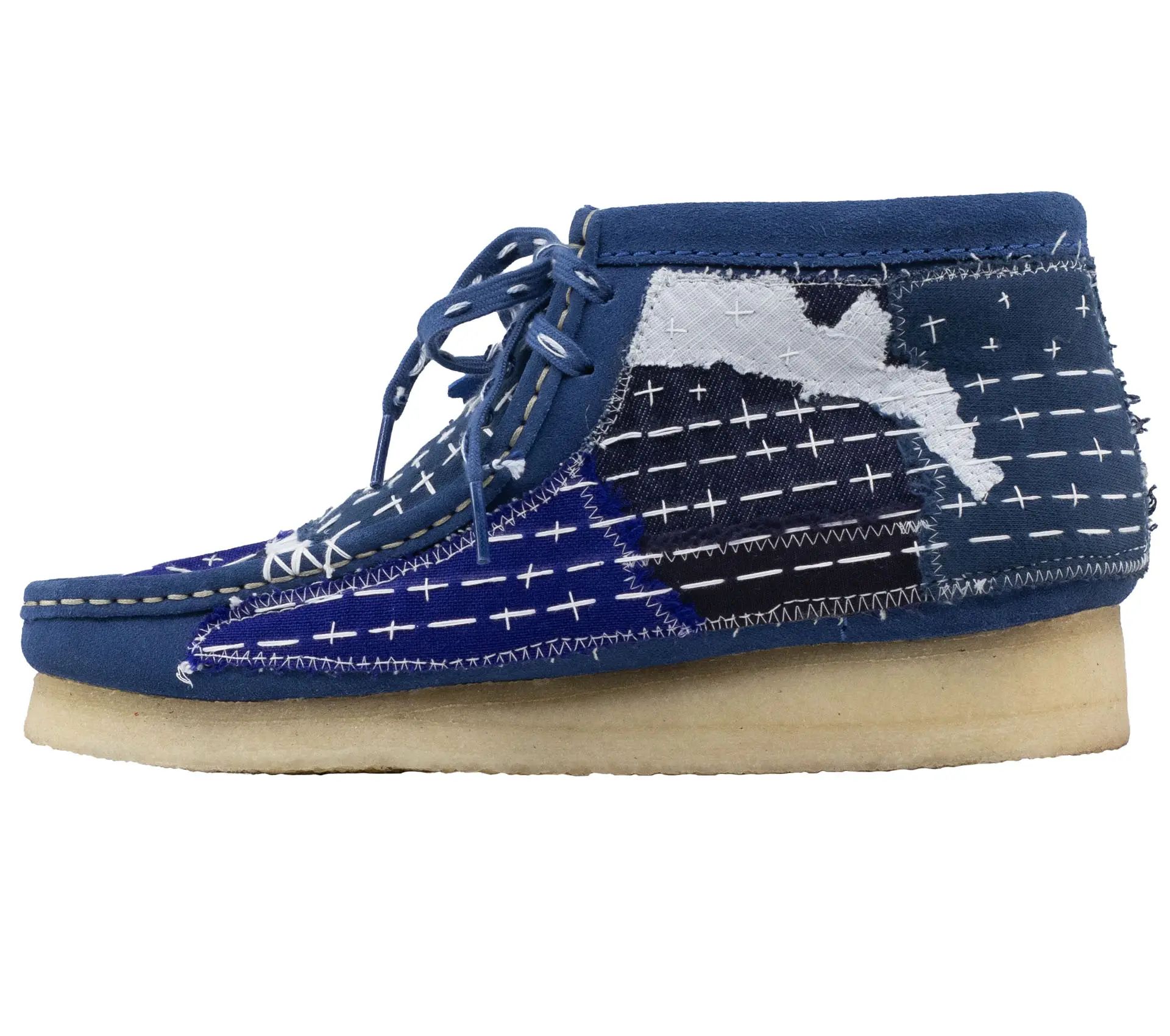 Image #7 of Wallabee Boot Sashiko Blue Suede - 41,5