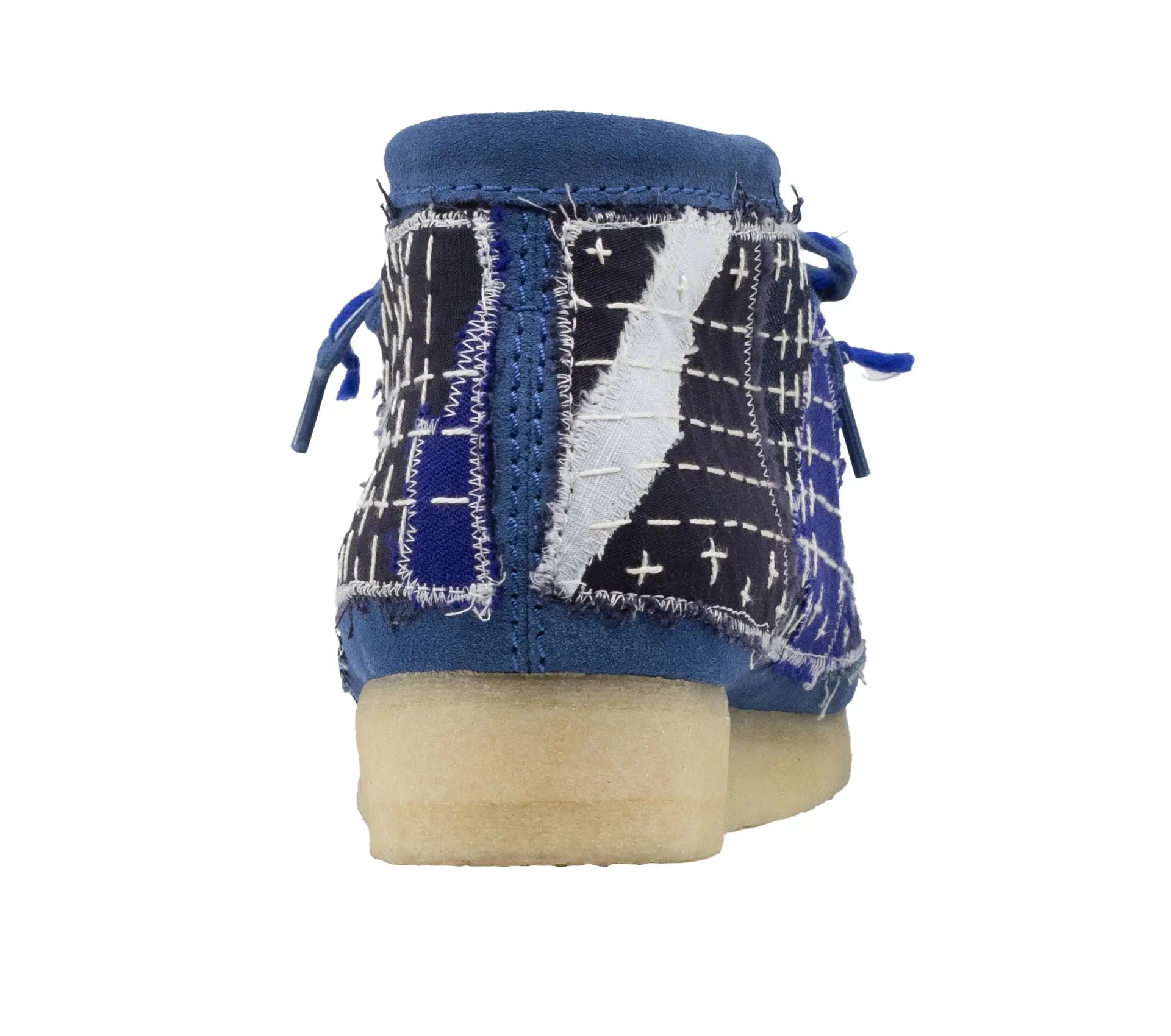 Image #2 of Wallabee Boot Sashiko Blue Suede - 42